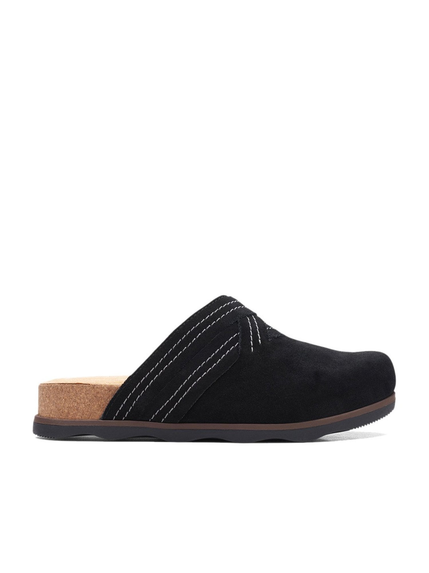 Clarks Women's Brynn Glide Black Mule Shoes