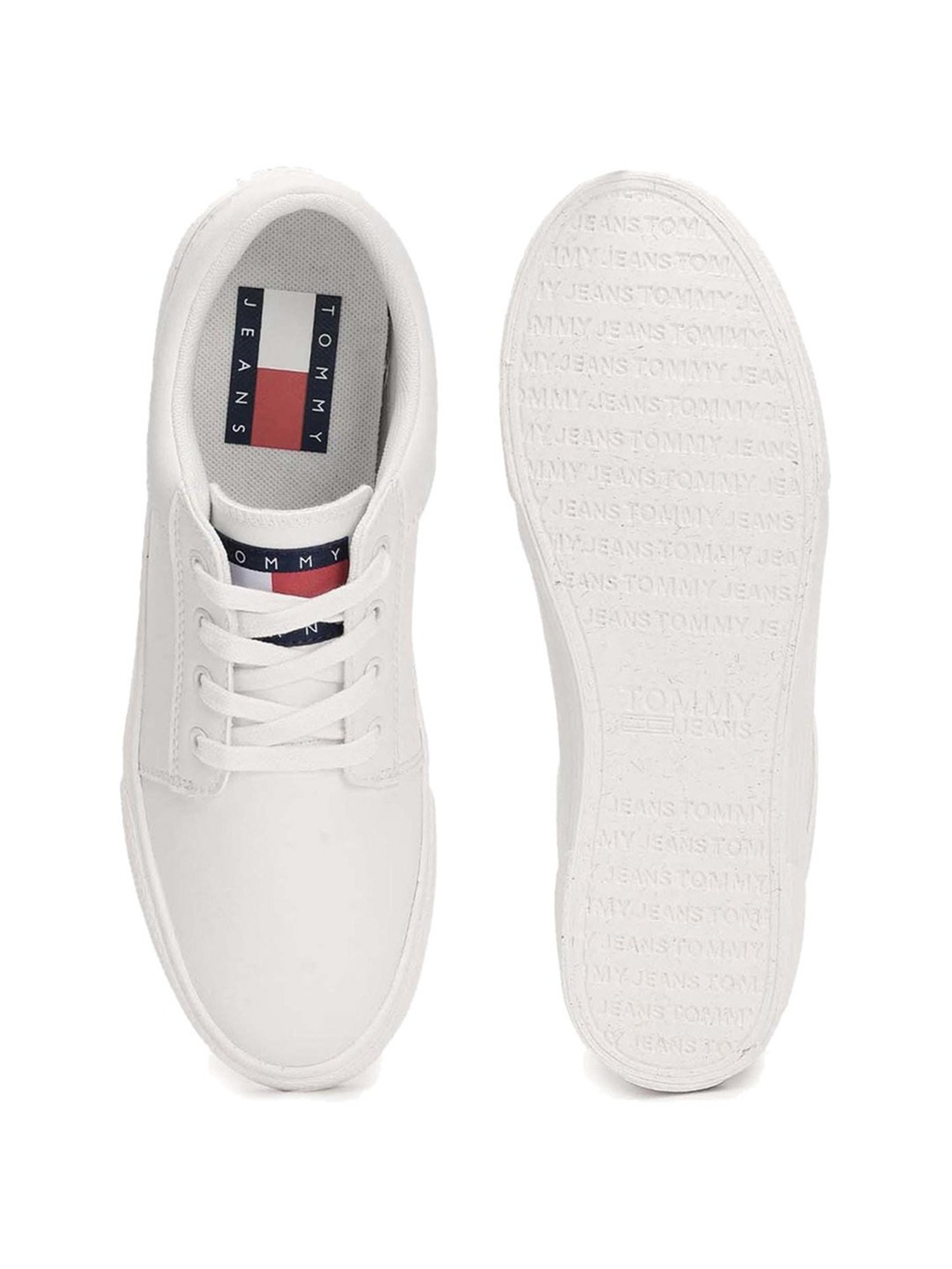 Tommy Hilfiger Women's White Casual Sneakers