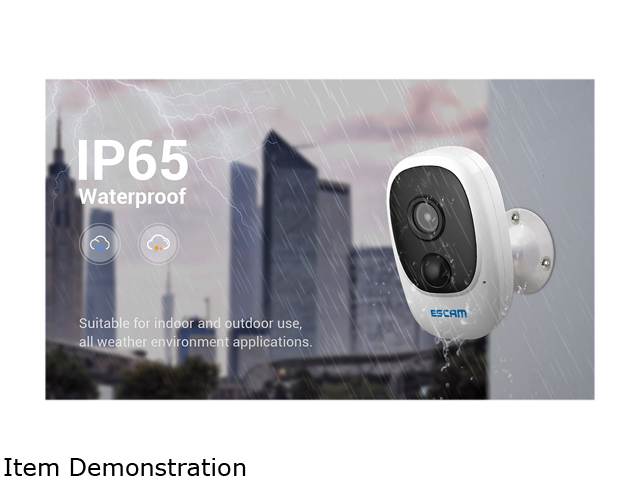 ESCAM G08 1080P Wireless Battery Rechargeable PIR IP Camera Solar Panel Audio Card Cloud Storage Security Video Recorder