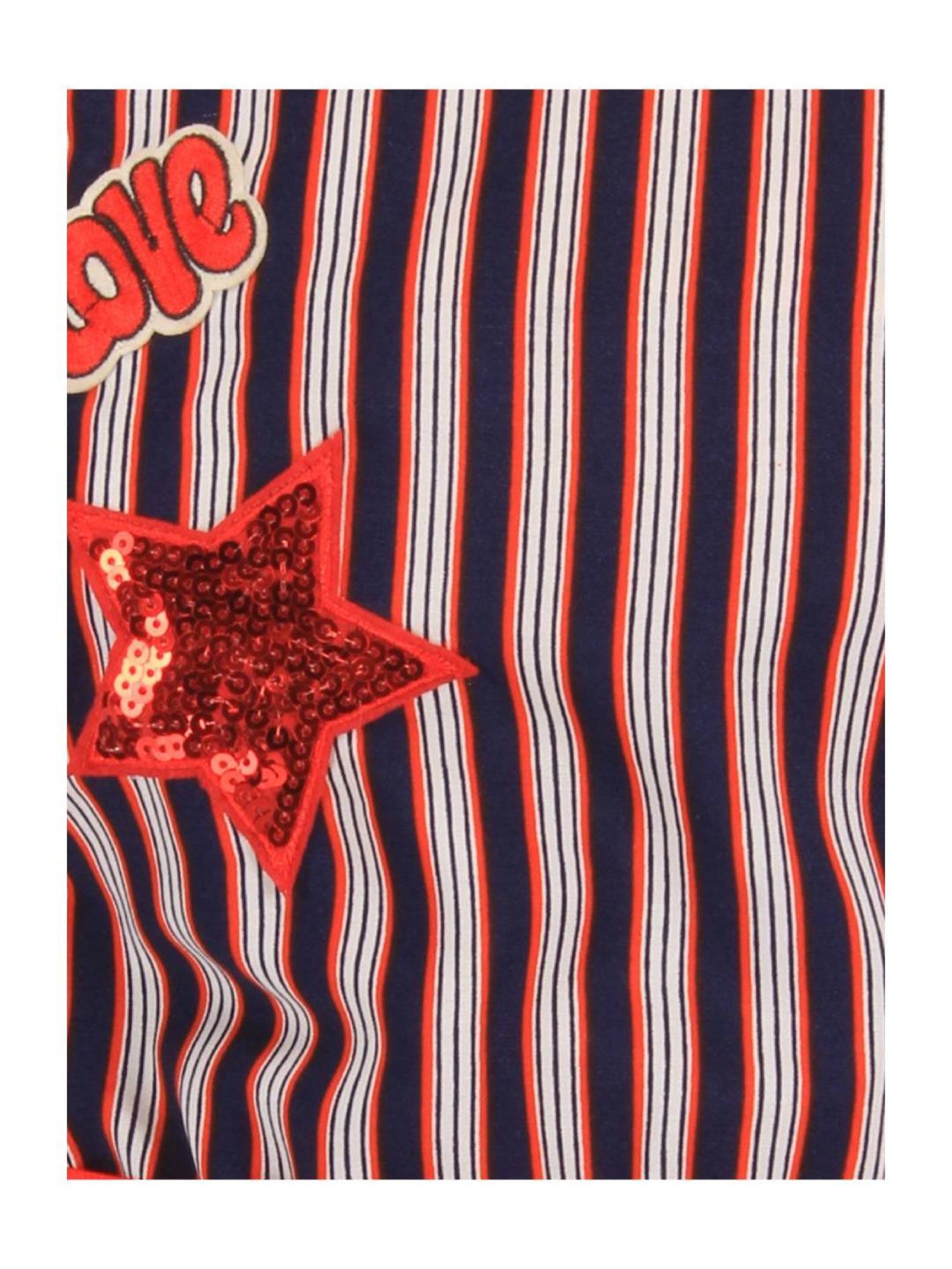 Cutecumber Kids Navy Striped Playsuit