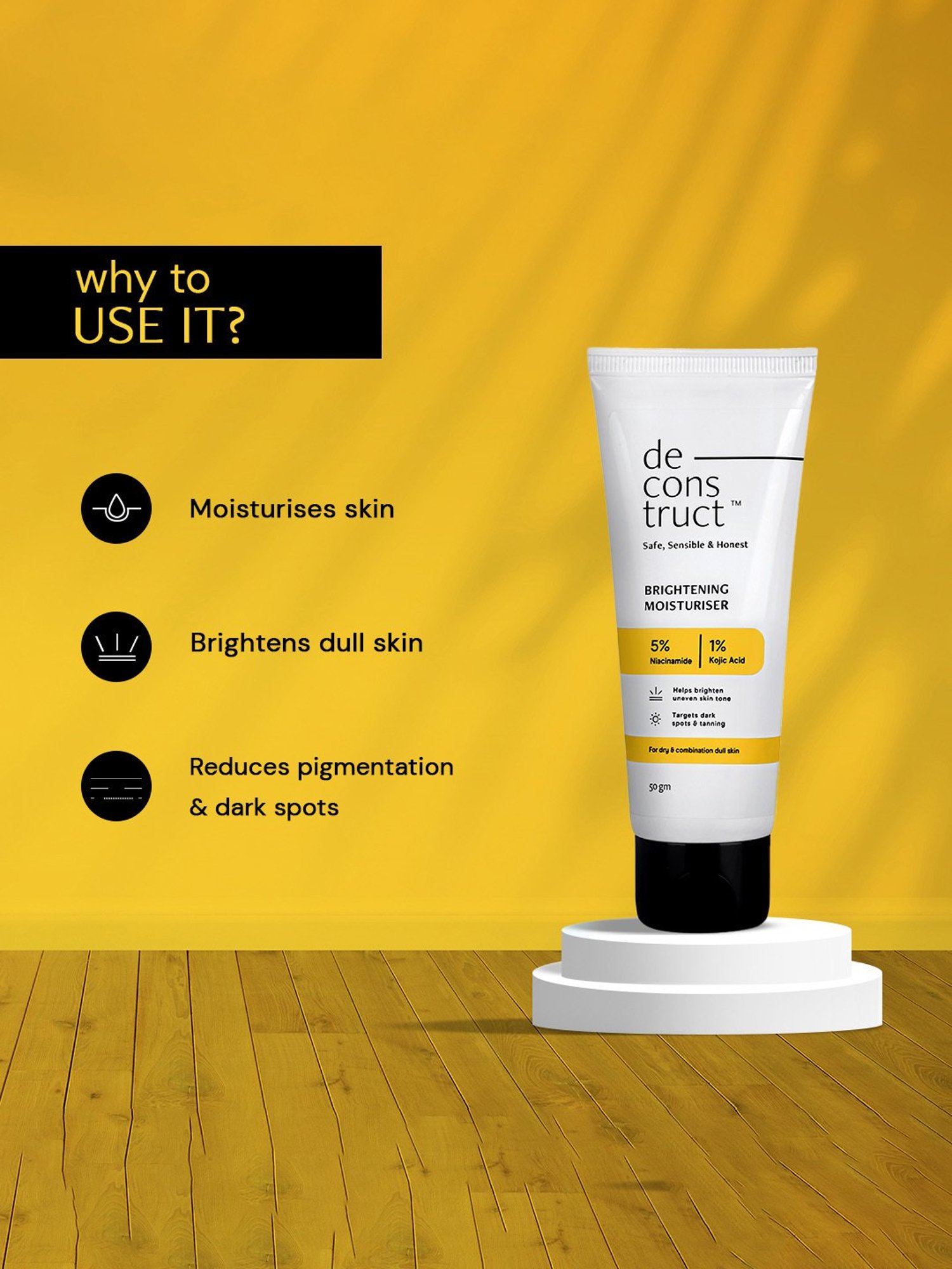 Deconstruct Niacinamide Brightening Moisturizer 50 gm