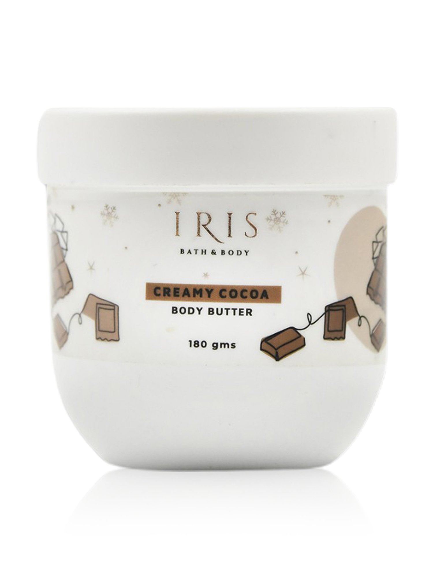 Iris Cosmetics Creamy Cocoa Body Butter - 180 gm