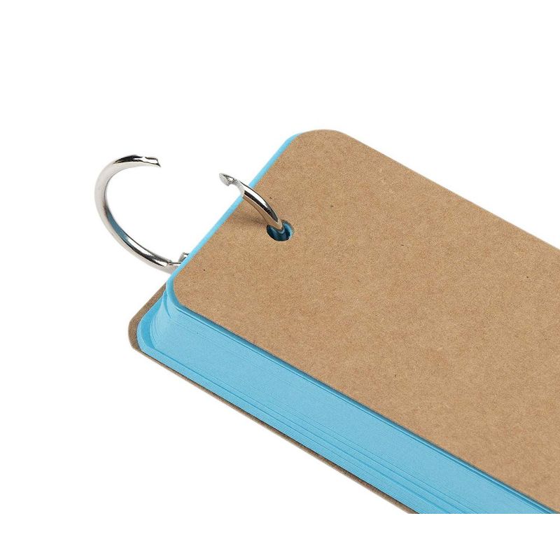 Juvale 8-Pack Blank Flash Cards 4 Pastel Colored with Rings, Study Flip Index Card, 50 Sheets Each, 2.2" x 3.5", Pink/ Blue/ Green/ Yellow