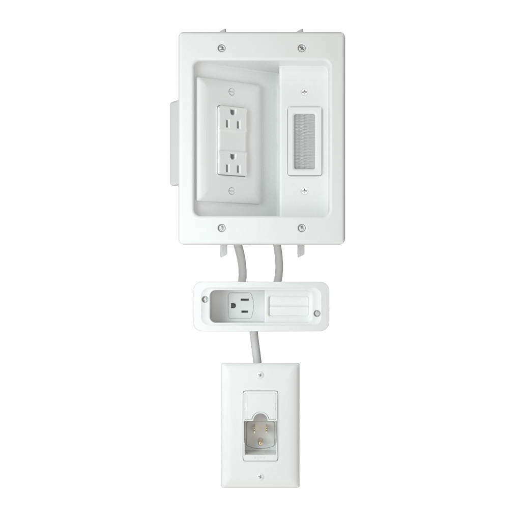 SANUS WSIWPSB1-W1 Ultimate In-Wall Cable Management Kit for Mounted TV & Soundbar