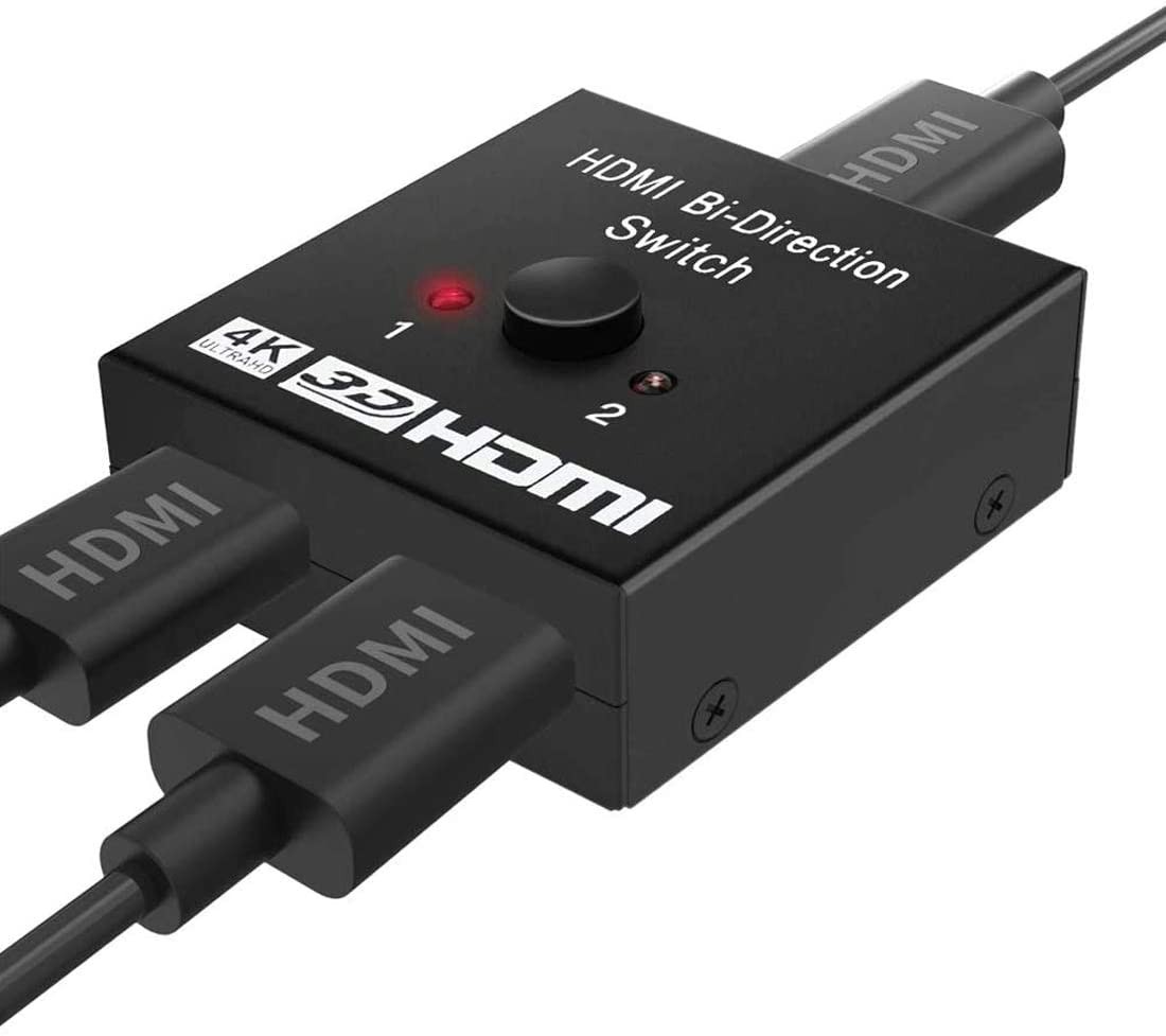 iKKEGOL&reg; Audio Video RCA 3 Port  Way Selector Switcher with AV Cable