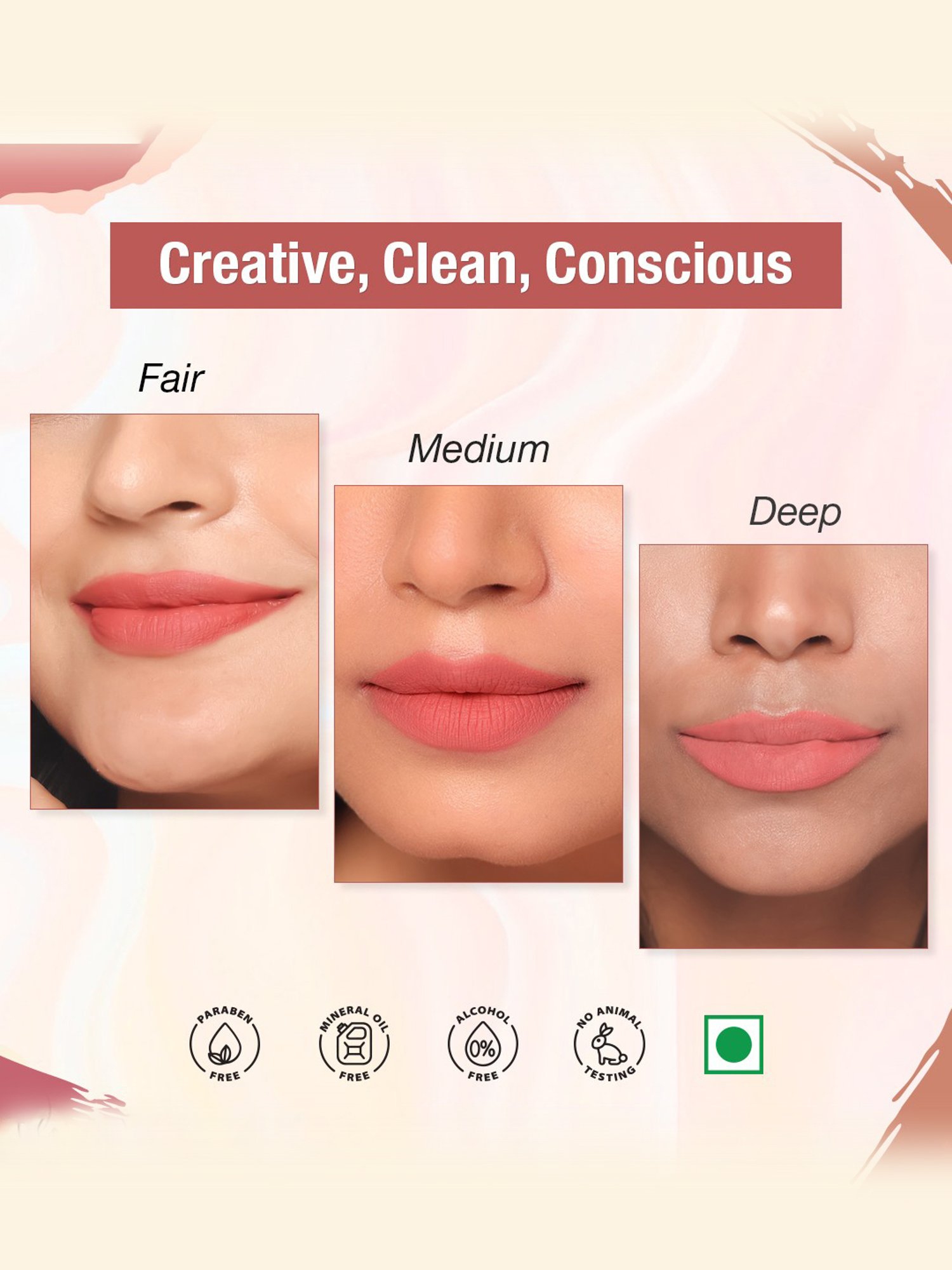 TNW-The Natural Wash Matte Velvet Longstay Mini Liquid Lipstick Blush Nude - 1.2 ml