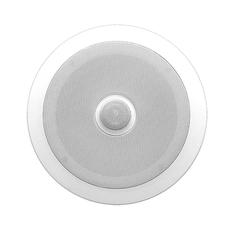 8 Ceiling Wall Mount Speakers Pair of 2Way Midbass Woofer Speaker Directable 1 Titanium Dome Tweeter Flush Design w 55Hz22kHz Frequency Response amp 300 Watts Peak Easy Installation  PDIC80