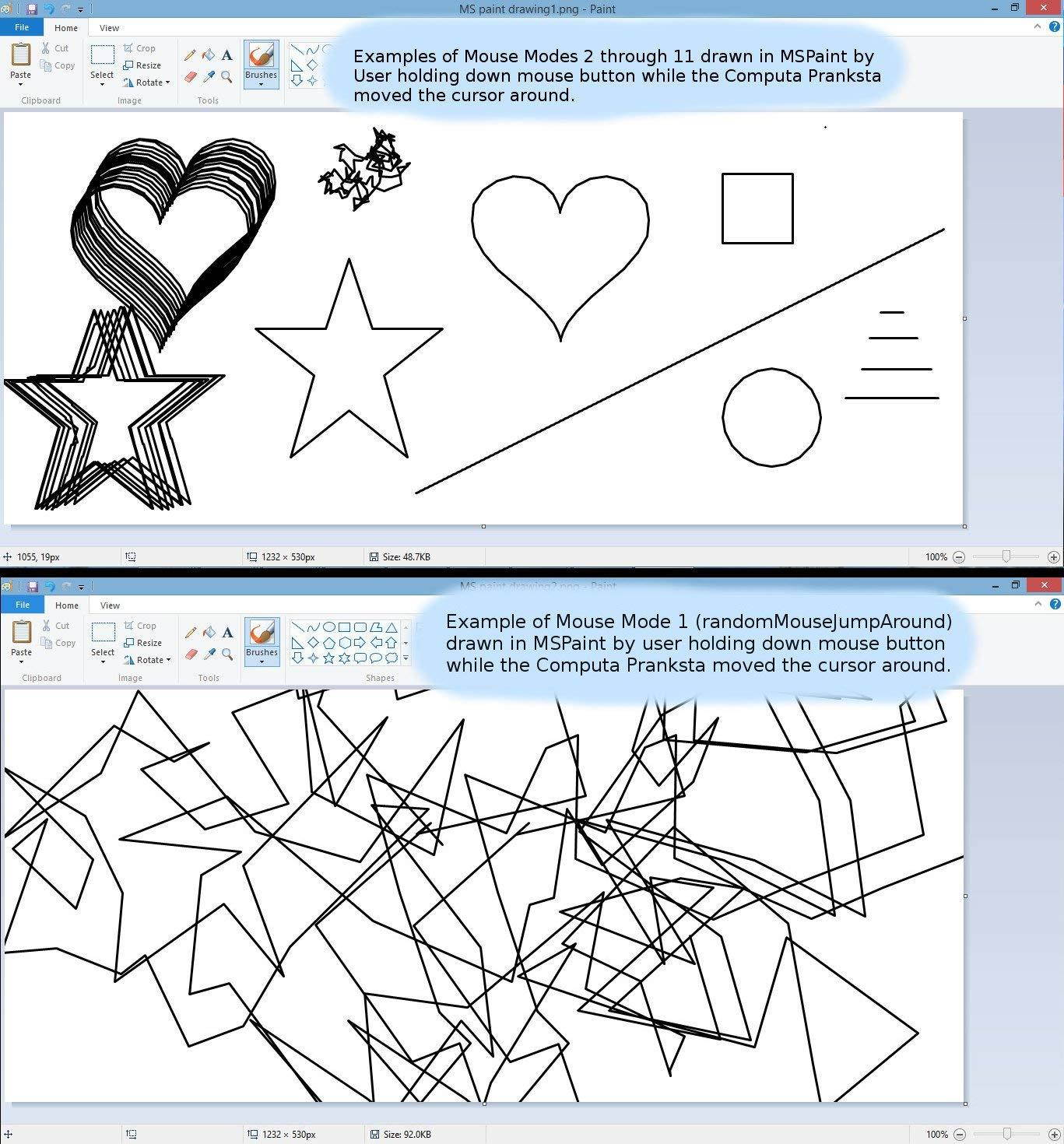eRCaGuy Programmable Computa Pranksta USB Device/Mouse Jiggler--50 User Settings--Makes Friends Think Their PC is Hacked--Randomly Types Gibberish, Moves Mouse Cursor, and Even Puts PC to Sleep