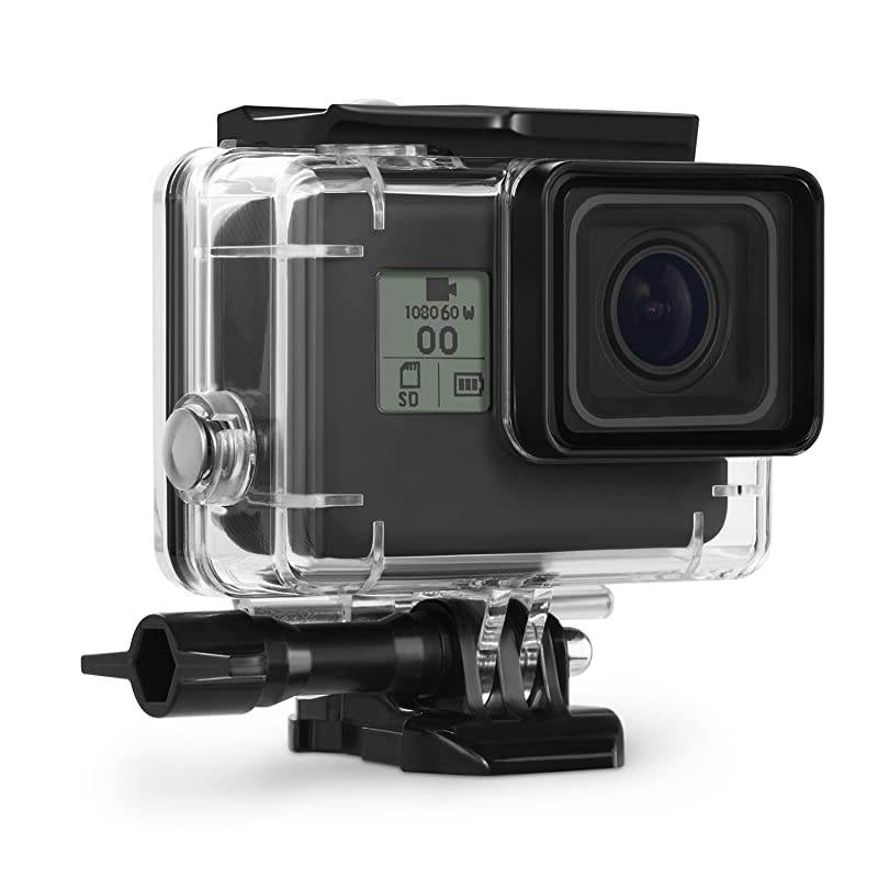 Housing Case Compatible with GoPro Hero 7 Hero 6 Hero 5 Black Hero 2018 Waterproof Case Diving Protective Housing Shell 45m with Bracket Accessories, Compatible with Go Pro Hero7 Hero6 Hero5