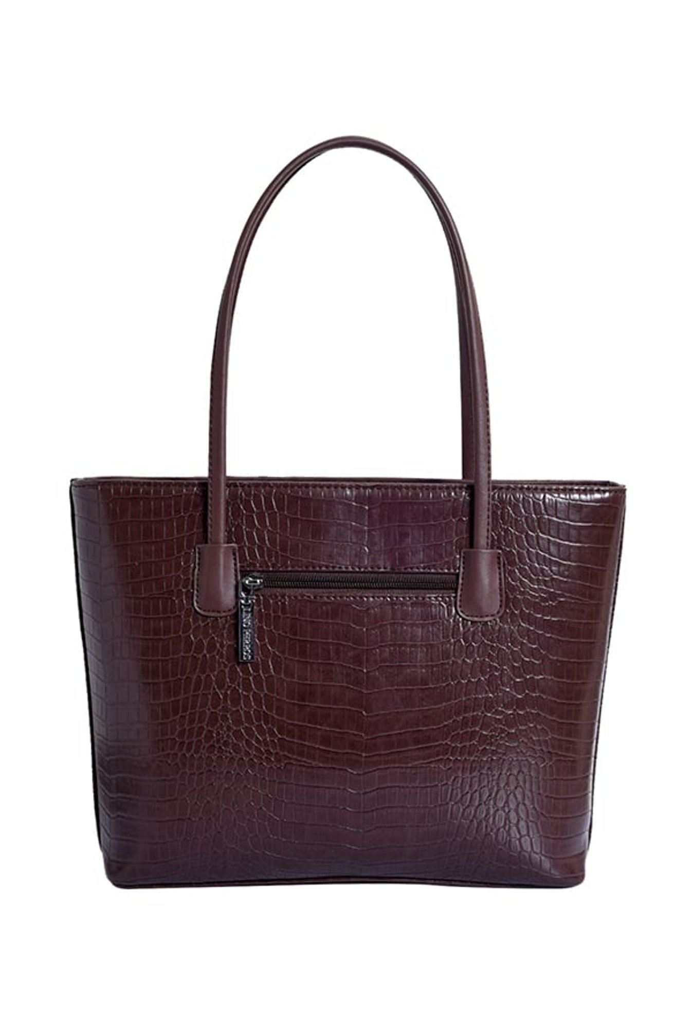 Lino Perros Brown Textured Shoulder Bag
