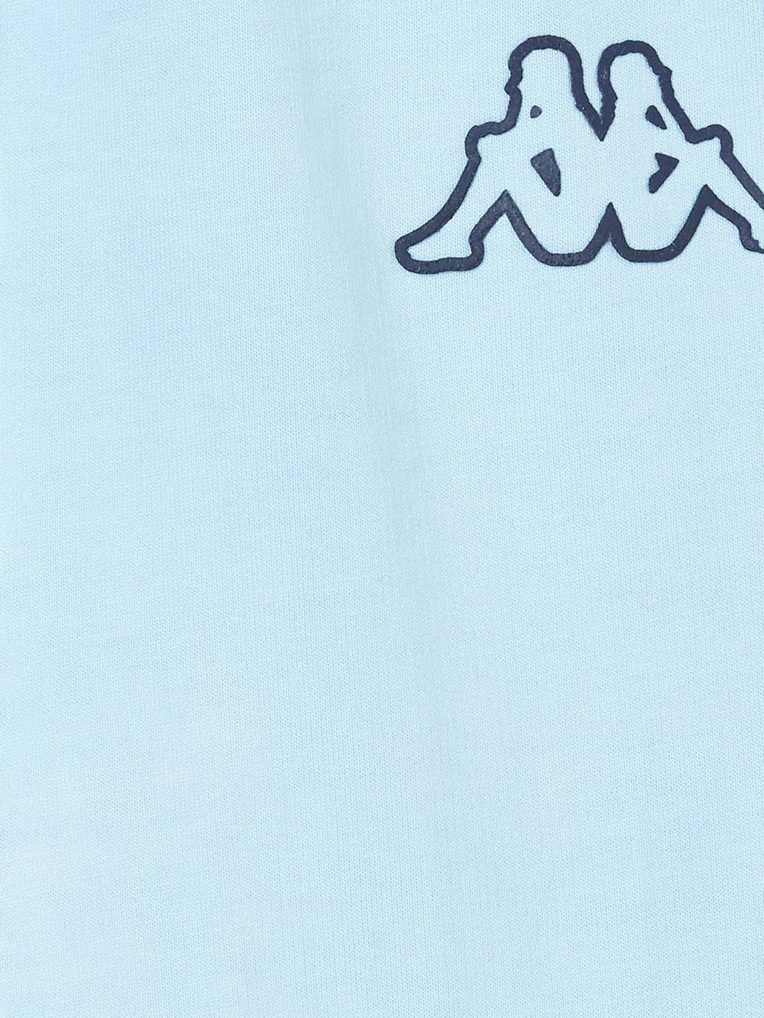 KAPPA Kids Blue & White Cotton Color Block Trackpants