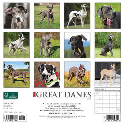 2021 Great Danes Wall