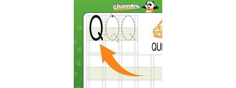 Channie's Dry Erase Alphabet & Number Flash Card