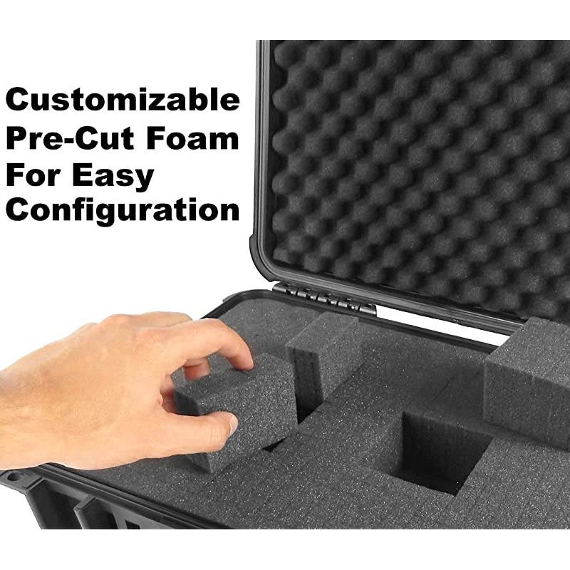 11" Waterproof Studio Recording Case Compatible with Blue Ember Xlr Condenser Microphone and Small Accessories