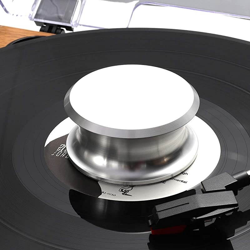Record Weight Stabilizer for Vinyl LP Turntable Record Player Disc(Silver)
