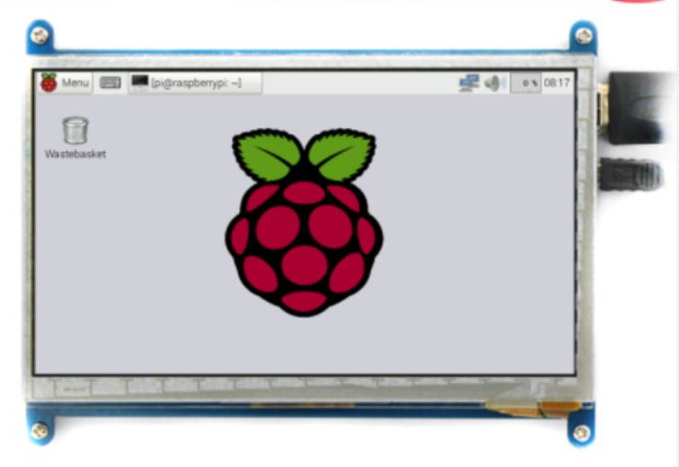 7 inch 800*480 LCD display monitor suitable for Raspberry Pi 3 + HDMI Cable+ USB Cable