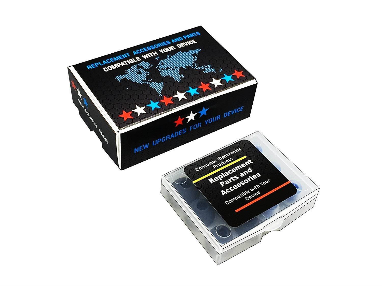 4 Large Gray Earbuds-Eartips Set for Plantronics Voyager Legend and Legend UC Bluetooth Headset Wireless Devices