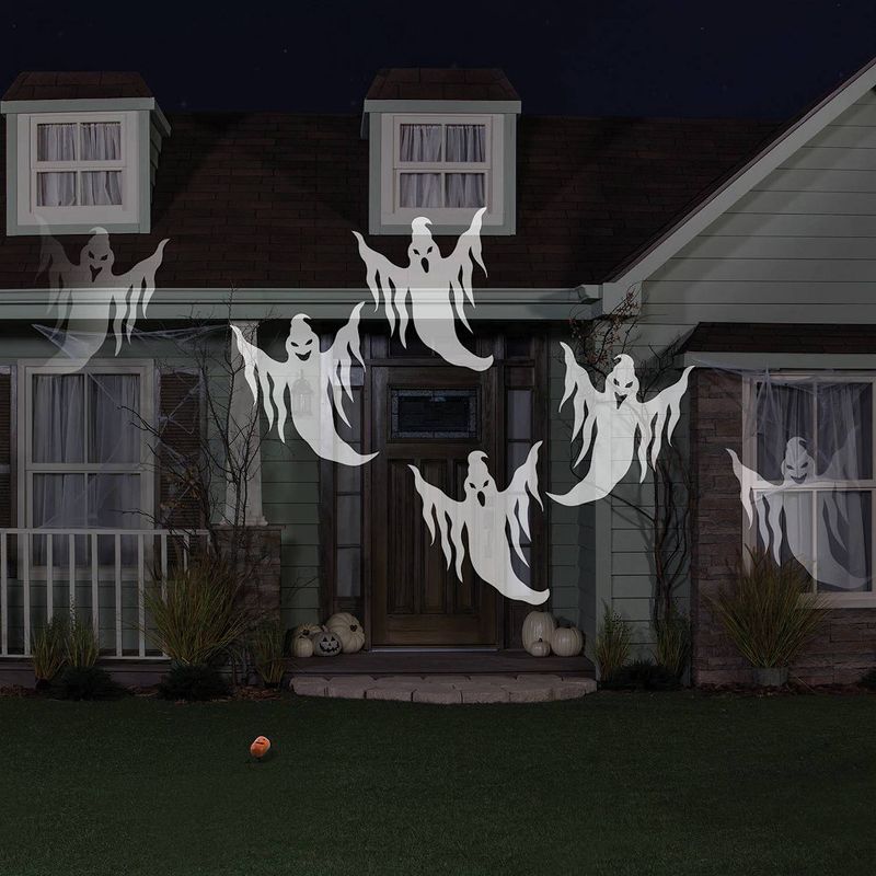Projection Whirl Ghosts Lightshow Halloween Novelty Path Lights