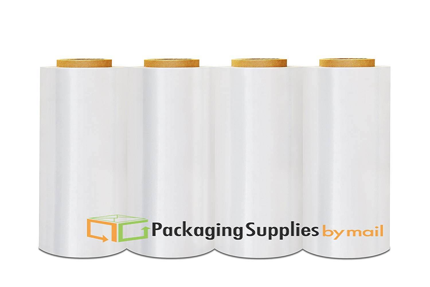 Sigma Brand Blown Hand Wrap Stretch Wrap Film 12 Inch x 80 Gauge x 1500 Feet 4 Rolls Per Case