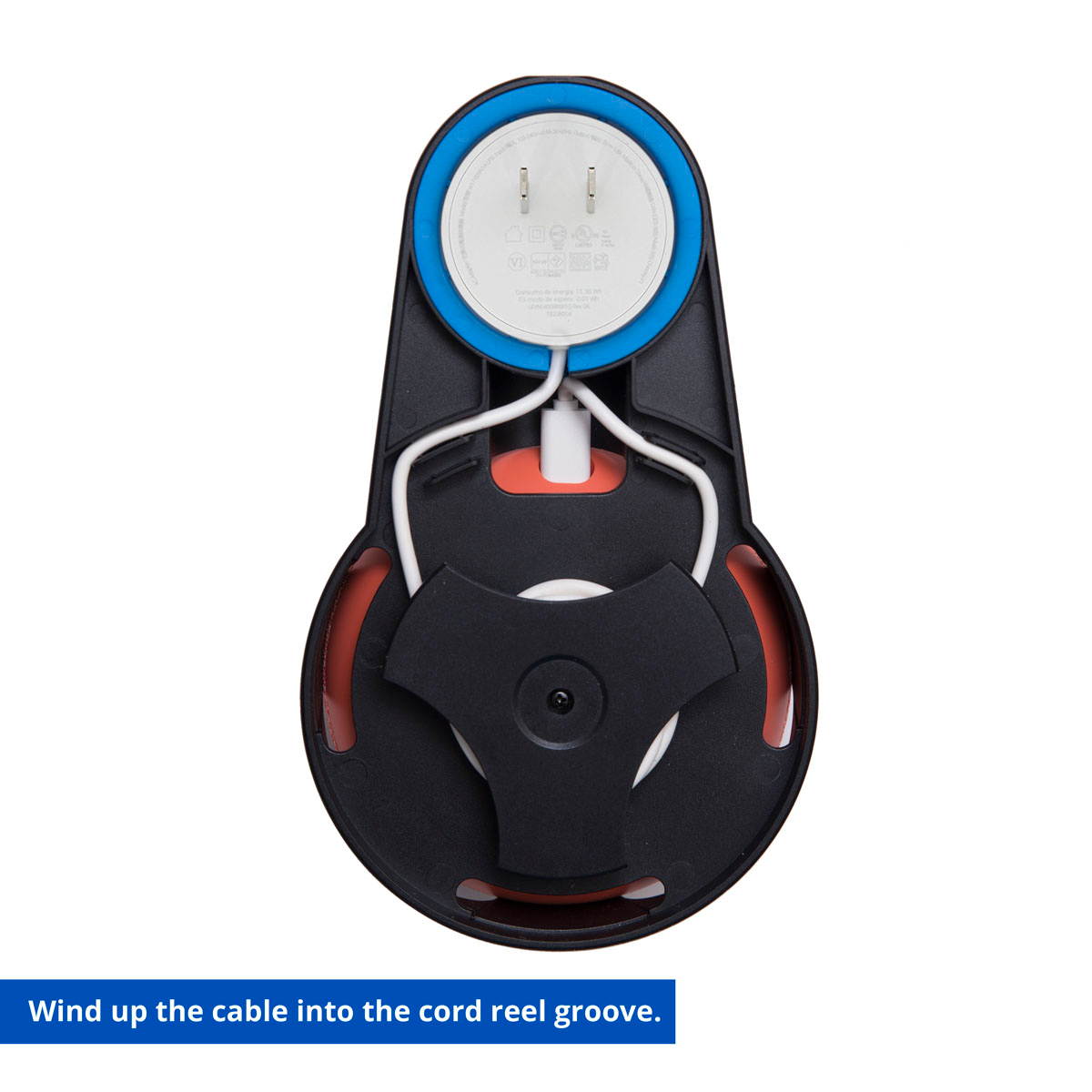 Outlet Wall Mount Hanger Holder Stand for Google Home Mini with Built in Cable Cord Management