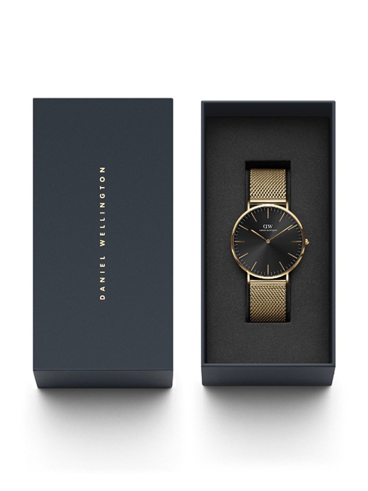 Daniel Wellington Classic Men Black Round Dial Analog Watch - DW00100631K