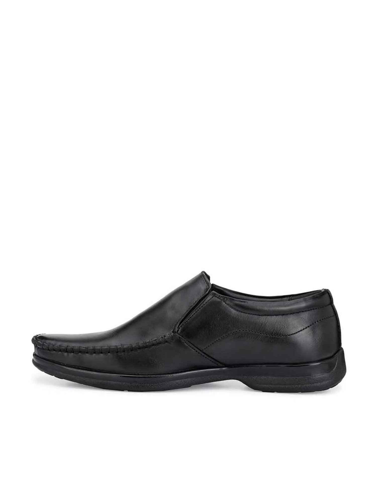 Eego Italy Men's Black Formal Loafers