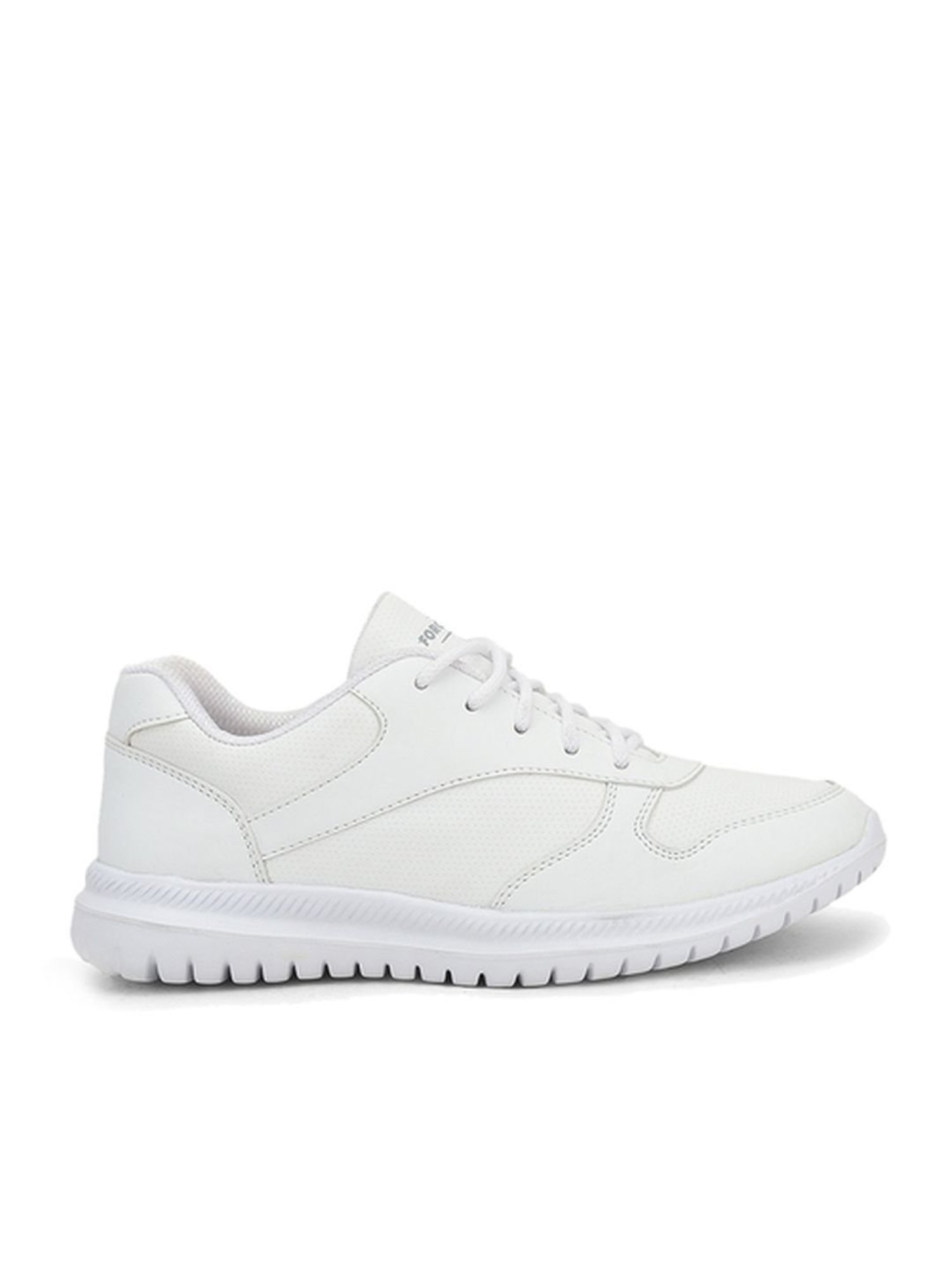 Force 10 By Liberty Kids White Lace Up Shoes