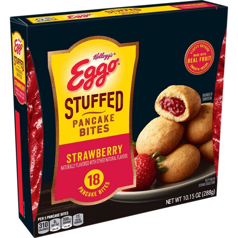 Eggo Frozen Strawberry Stuffed Pancake Bites - 10.2oz