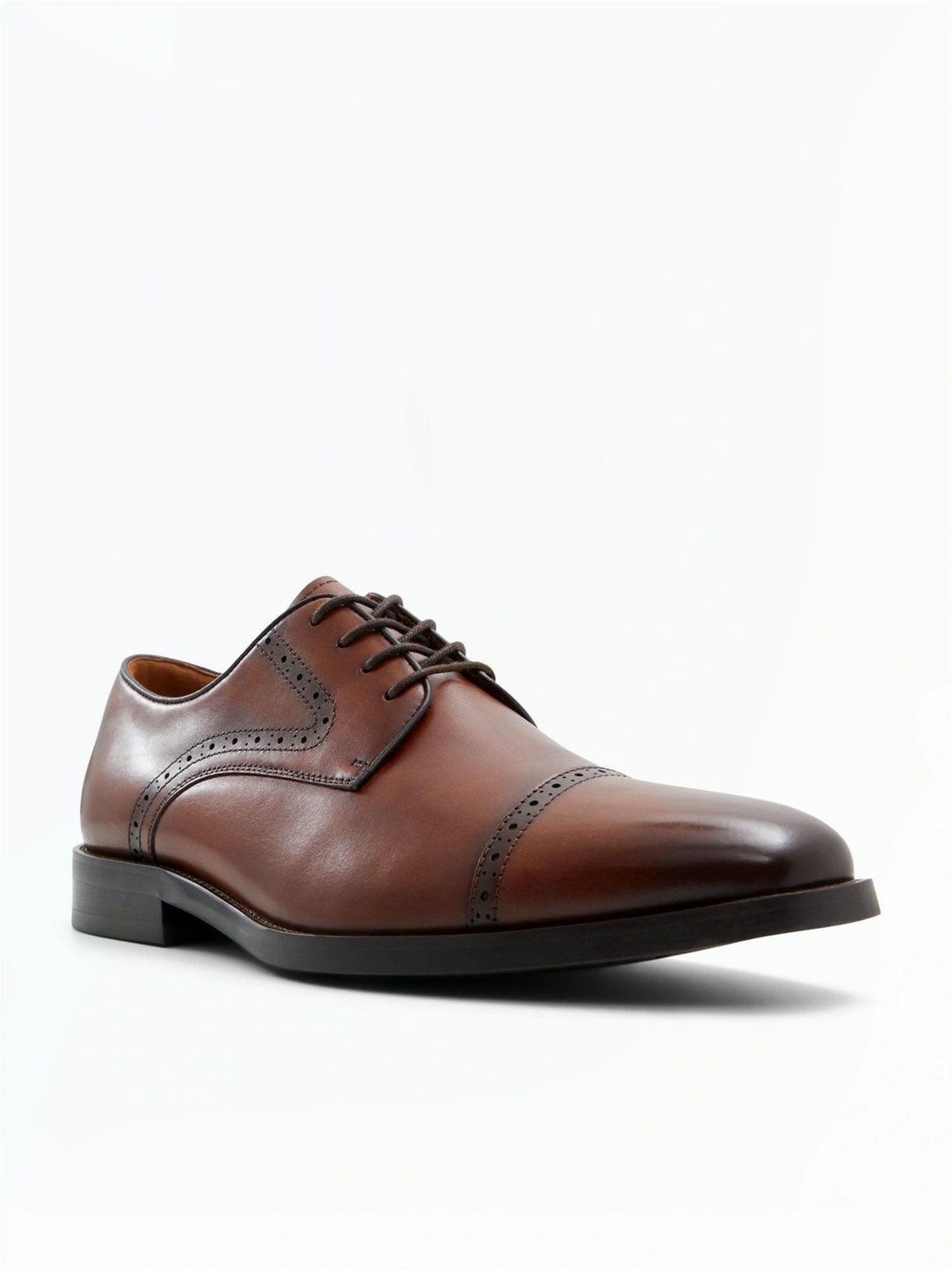 Aldo Men's Cognac Brogue Shoes