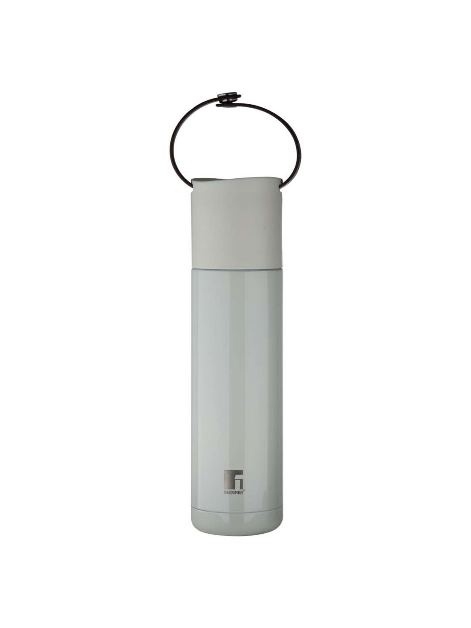 Bergner Walking White Stainless Steel Thermosteel Hot and Cold Flask (0.5 L)