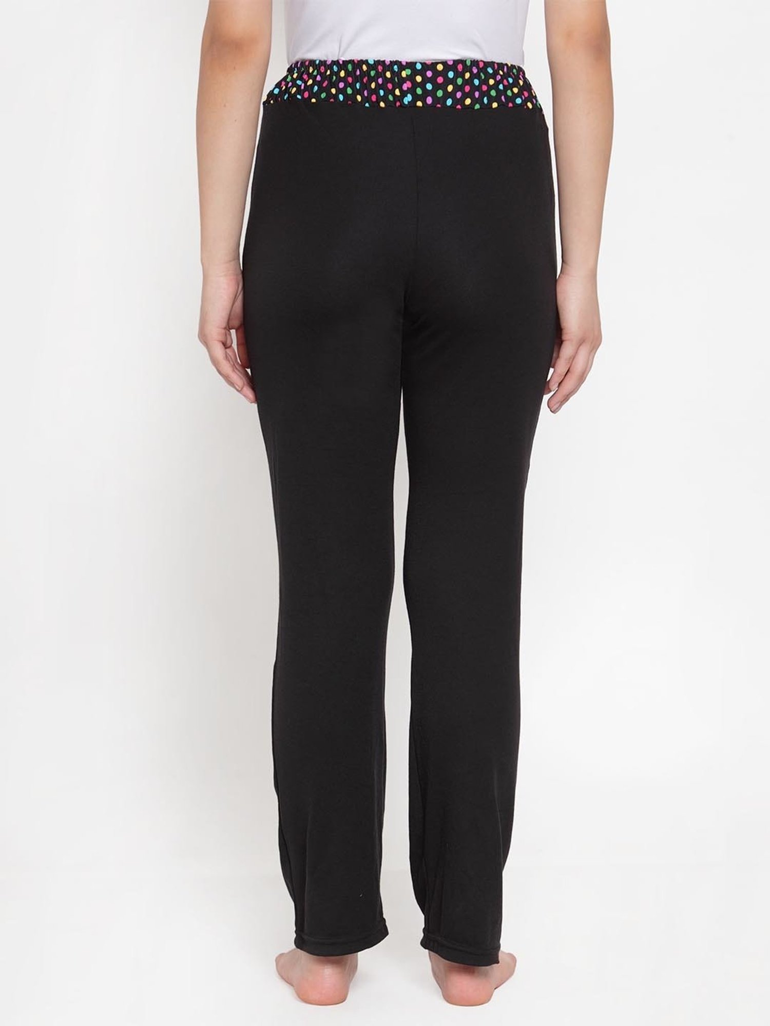 Cukoo Black Printed Pyjamas