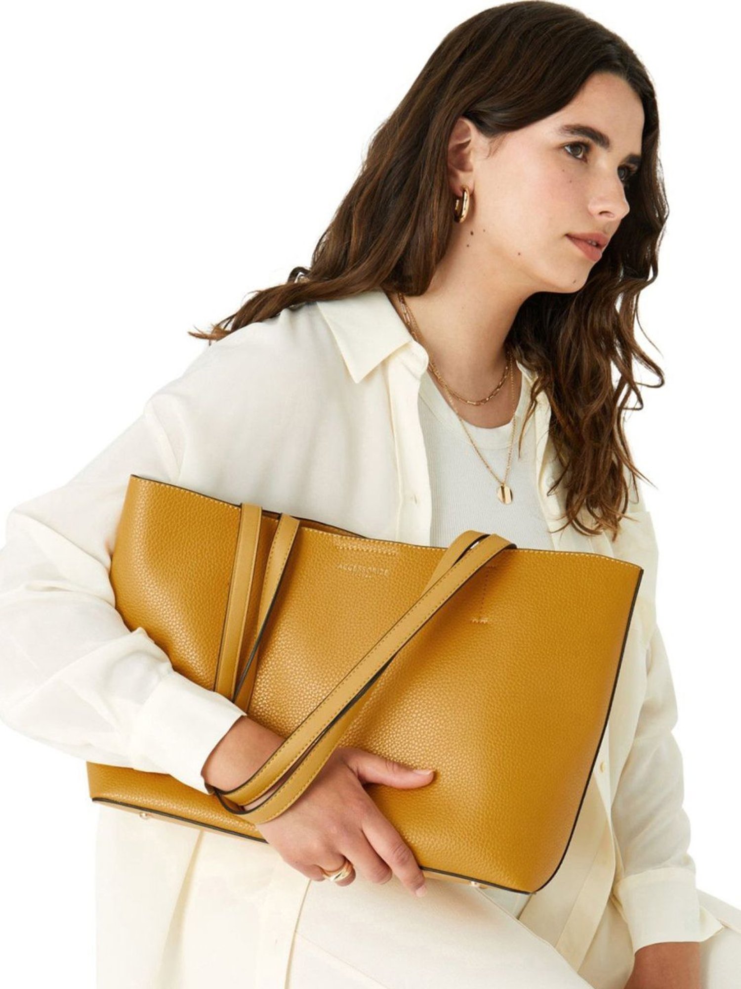 Call It Spring Black Combo Solid Large Tote Handbag