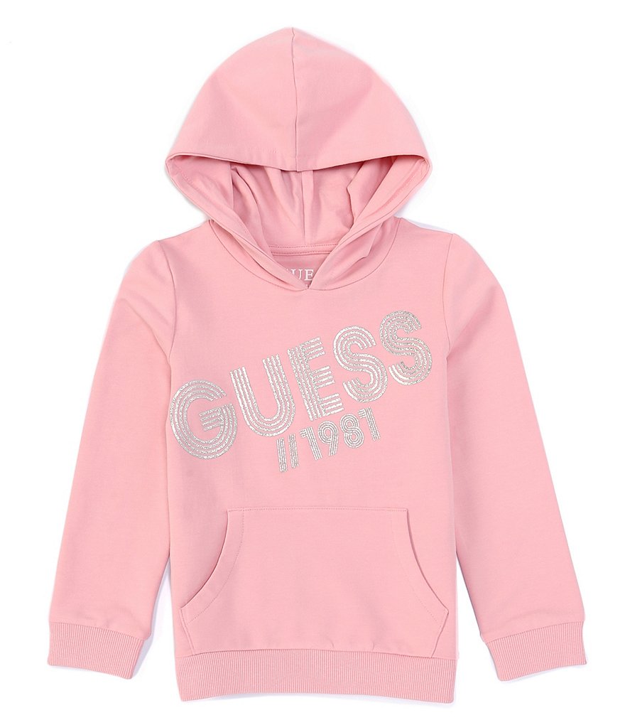 Flapdoodles Little Girls 2T-6X Long Sleeve Stripe Hoodie