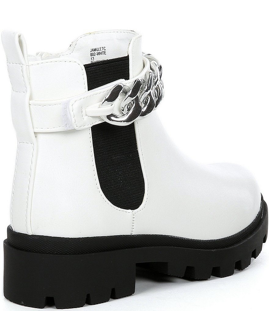 Steve Madden Girl's J-Amulet-C Chain Detail Boots (Youth)