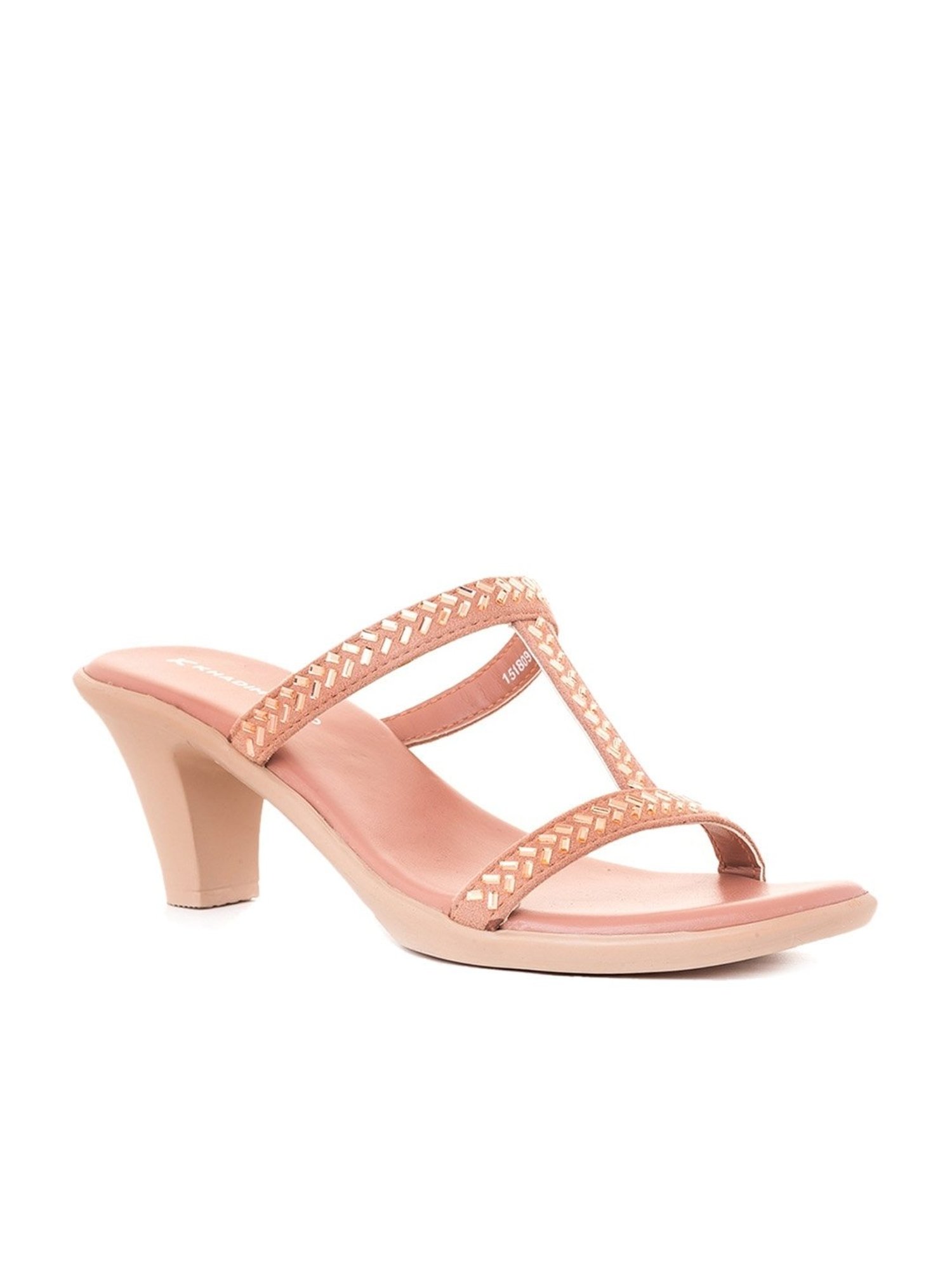 Khadim Women's Pink Casual Sandals