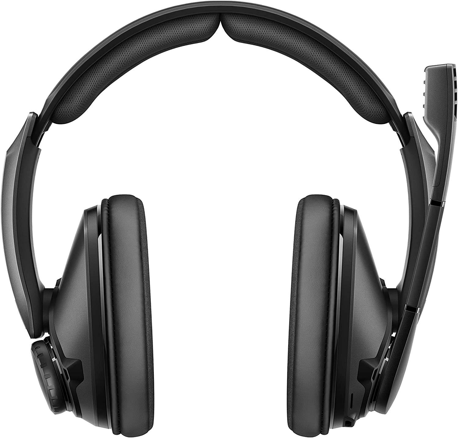 Sennheiser GSP 370 Over-Ear Wireless Gaming Headset, Low-Latency Bluetooth,Noise-Cancelling Mic, Flip-to-Mute, Audio Presets - PC, Mac, Windows, and PS4 Compatible - Black