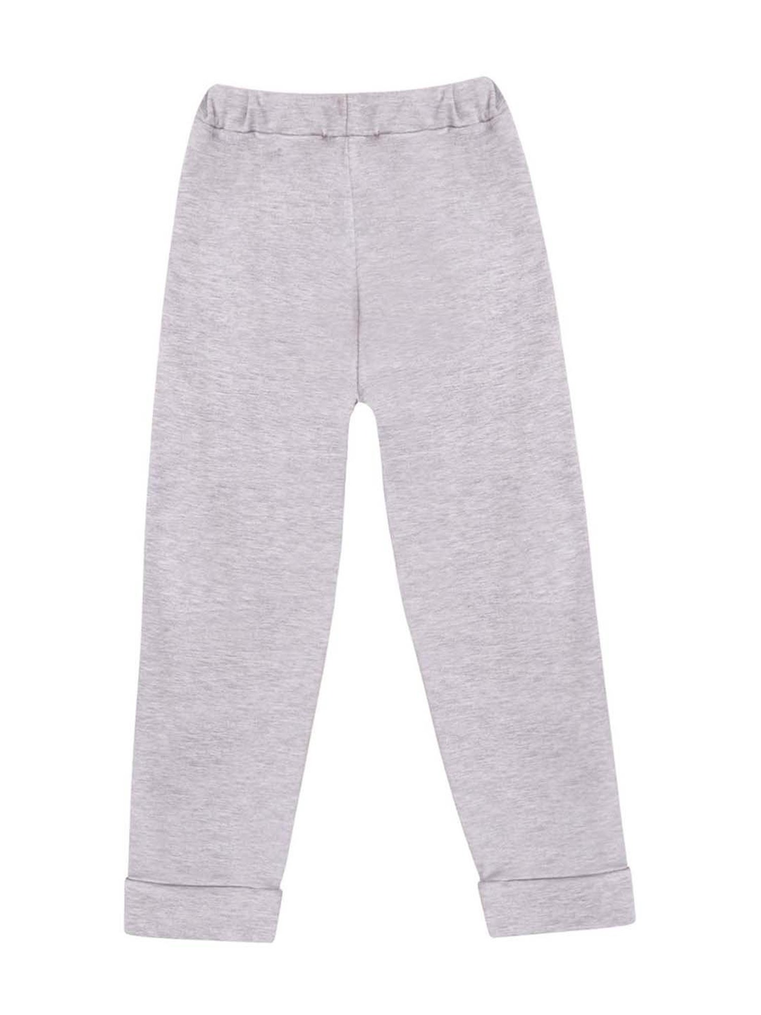 Lazy Shark Kids Grey Printed Joggers