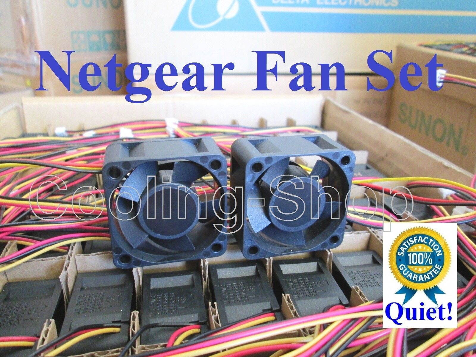 3x New Replacement Fans for Netgear GS724TP Delta Fan 24dBA Noise