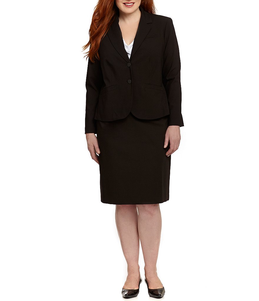Calvin Klein Plus 2-Button Suit Jacket