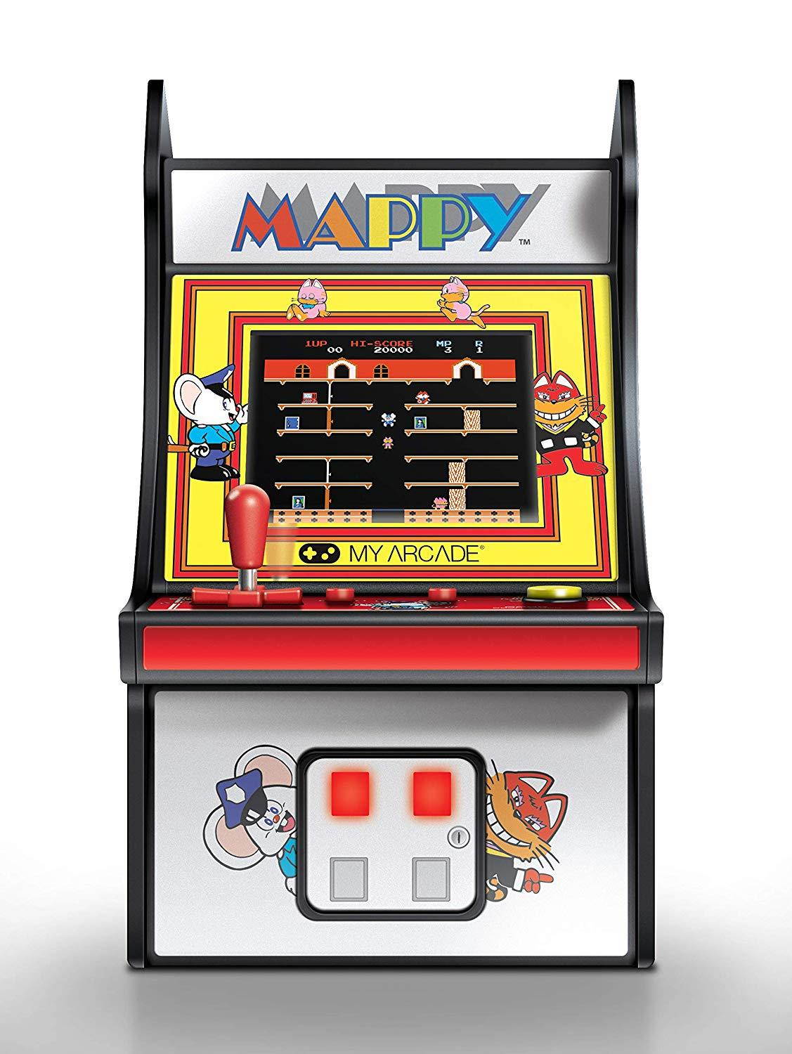 MY ARCADE Bandai Namco MAPPY 6" Micro Arcade Machine Portable Handheld Video Game