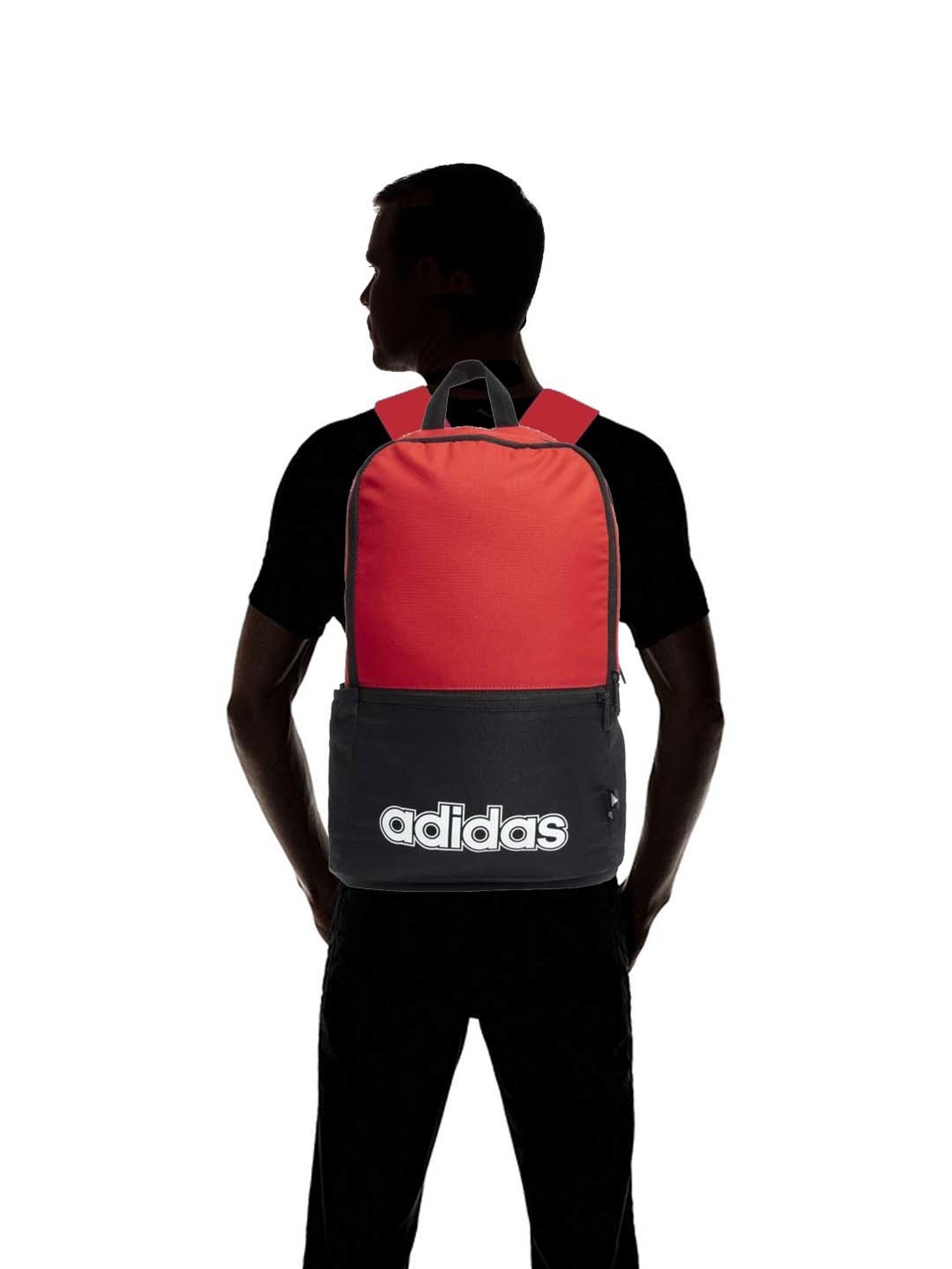 adidas 20 Ltrs Red & Black Medium Backpack