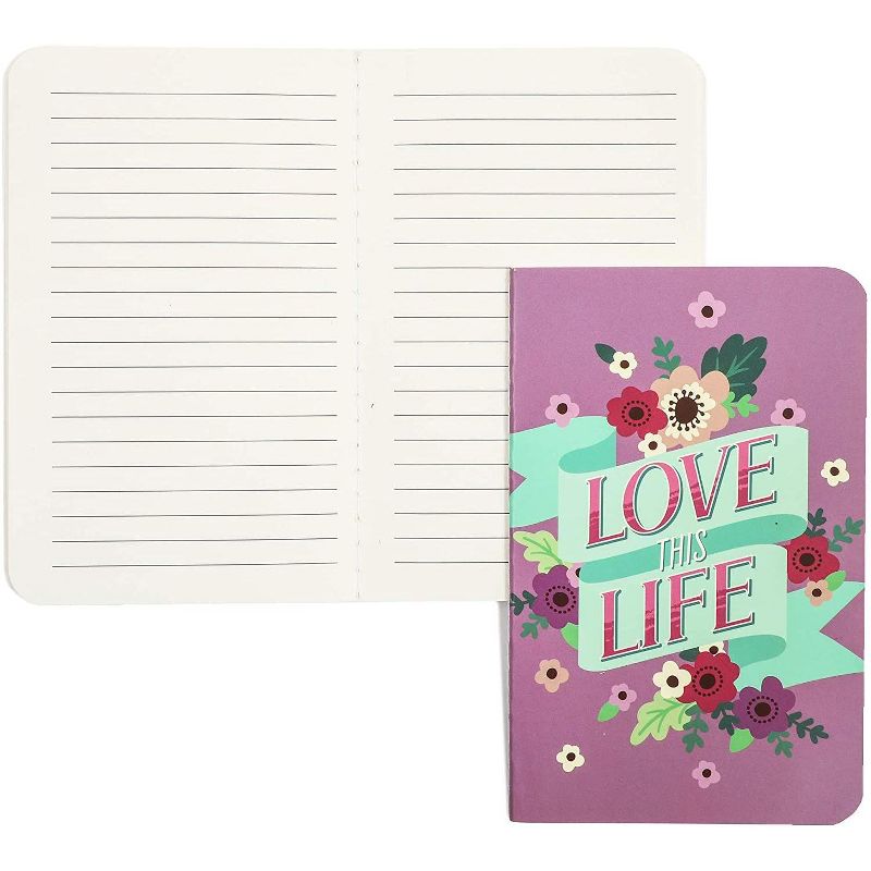 Spiral Notepad - 12-Pack Top Spiral Notebooks, Mini Spiral Notepads for Note Taking, To-do Lists, Lined Paper, Inspirational Words, Marble Print, 4x6"