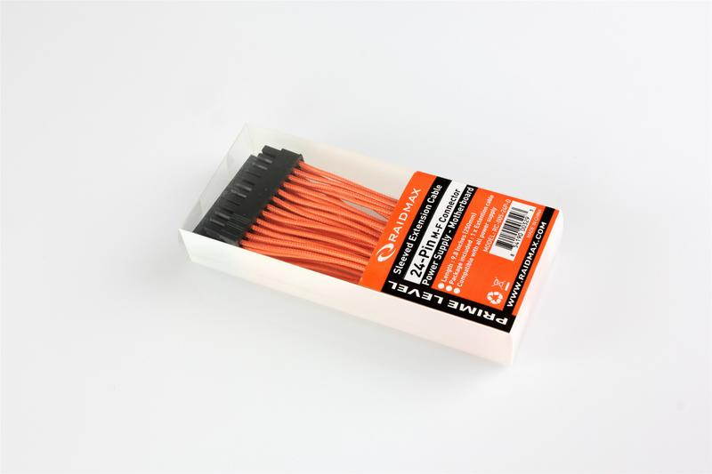 RAIDMAX ATX 24Pin to 20+4Pin PSU Power Supply Extension Cable-Black