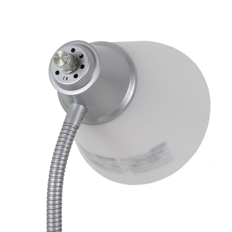 George Gooseneck Clip Lamp Gray - Decor Therapy