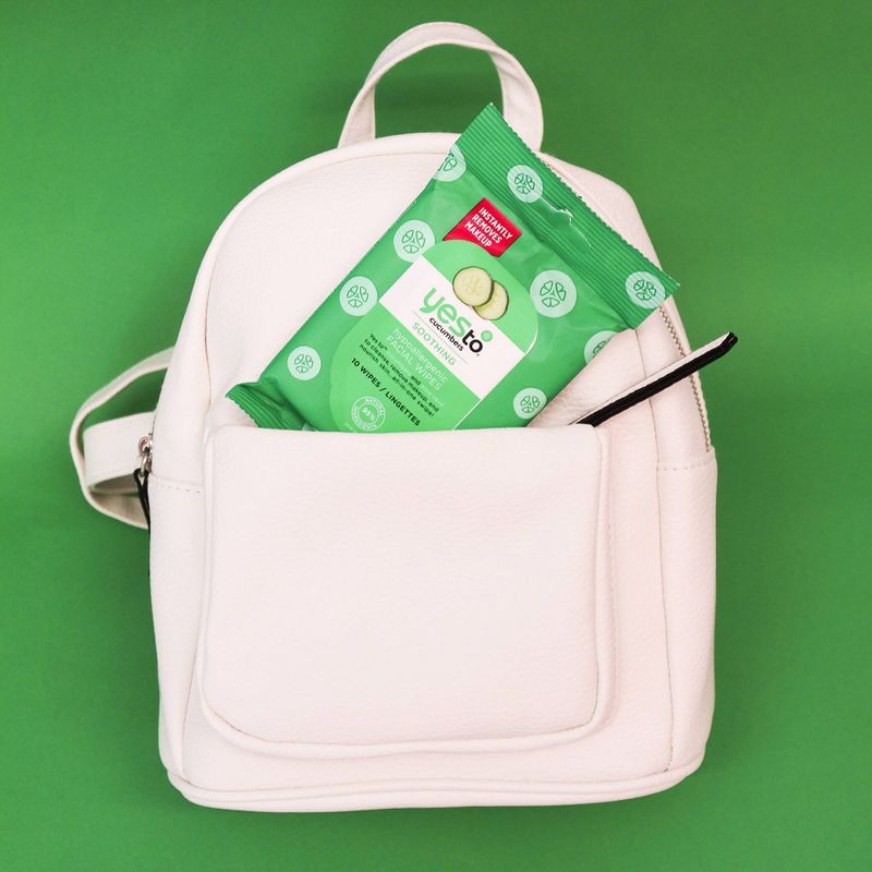 Yes to Cucumbers Facial Wipes Trial Size - 10ct