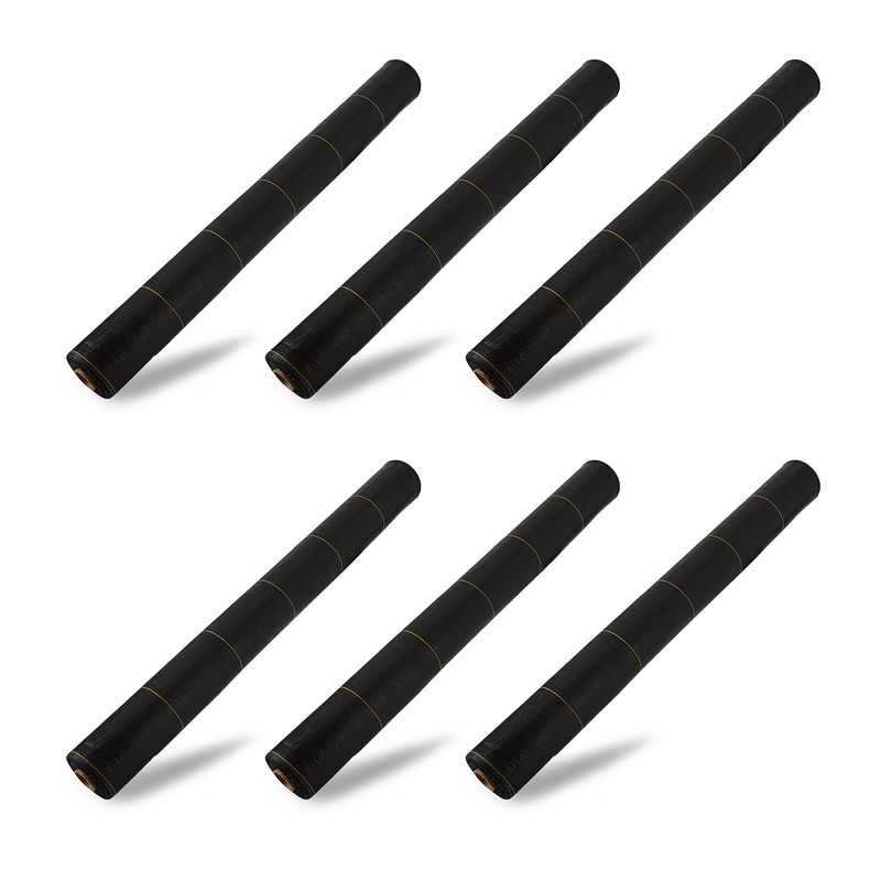 DeWitt SBLT6300 Sunbelt Woven Weed Barrier Landscape Fabric Ground Cover, 6-Foot Width x 300 Feet (6 Pack)