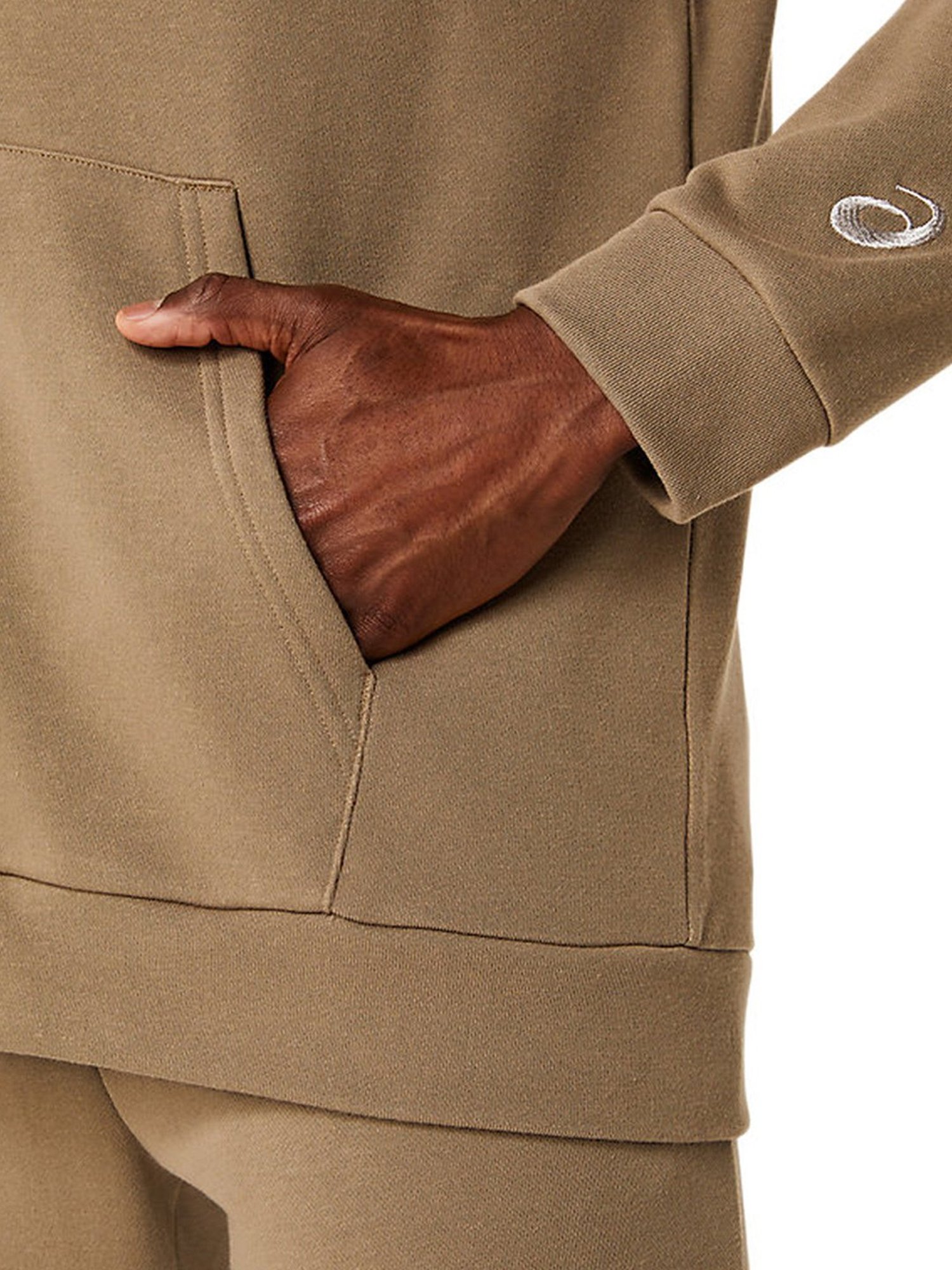 Asics Brown Regular Fit Sports Hoodie