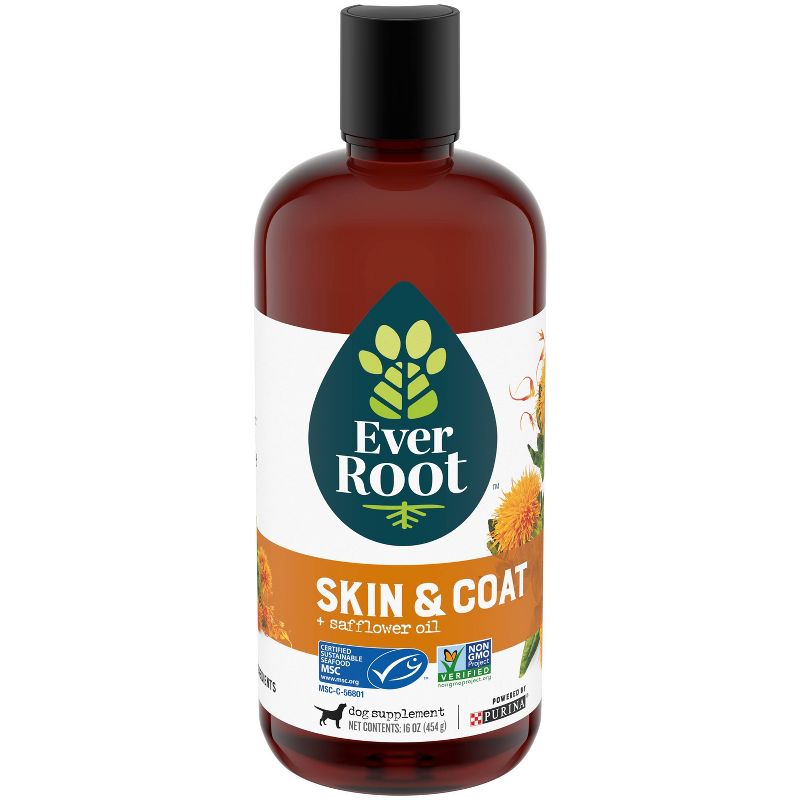 Purina EverRoot Skin & Coat Organic Dog Supplement Oil - 16oz