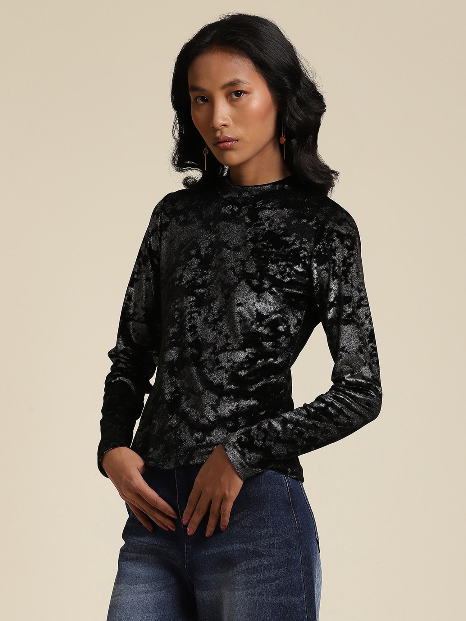 Label Ritu Kumar Black Top