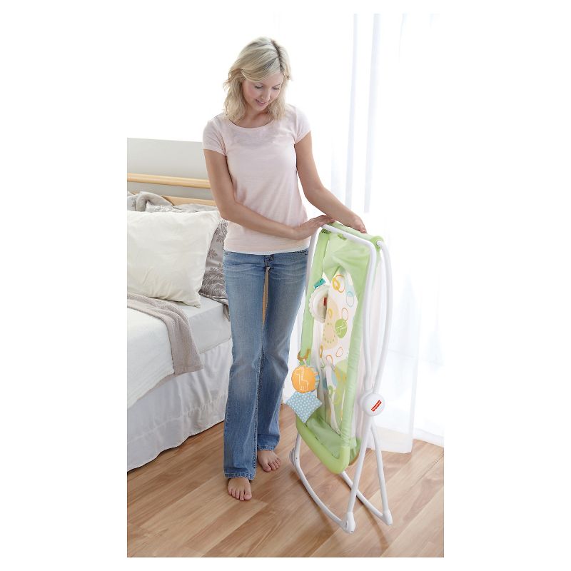 Fisher-Price Rock With Me Bassinet - Green